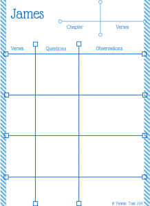 James Bible Study Printables - Mel's Doodle Designs